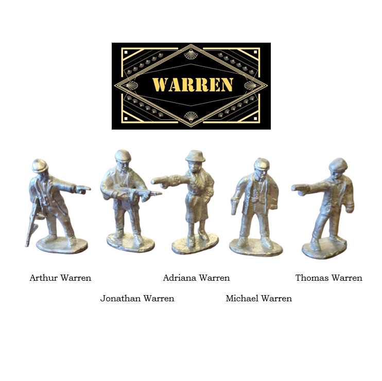 Miniaturenset Familie Warren