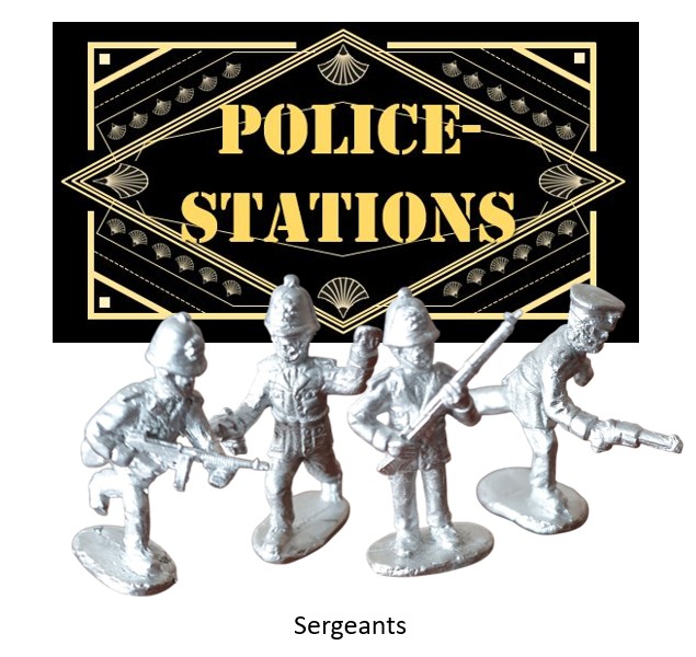 Miniaturenset Police Sergeants