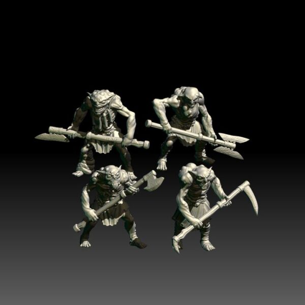 Wild Troglodites Two handed Weapons