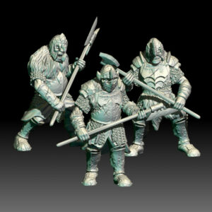 Armoured Orcs with two handed Weapons