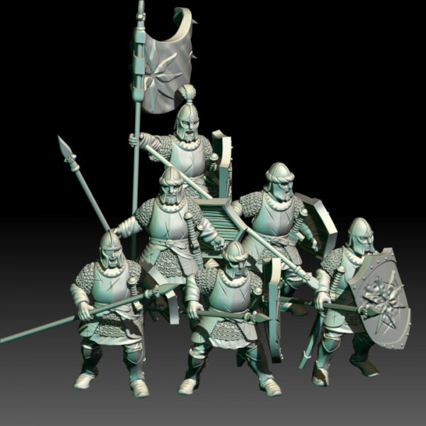 6 Spearmen