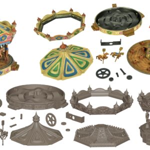 Karussell Rummelplatz Terrain 28/32mm PLA – Dani Amengual bei Mines & Dragons