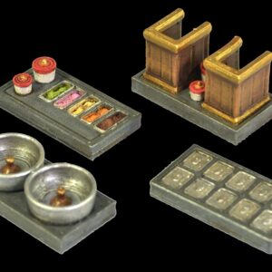 Verkaufswagen Nahaufnahme unbemalt – Mines & Dragons