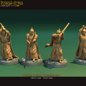 Golden Forest Elves Swords