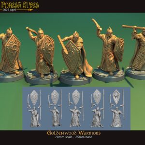 Golden Forest Elves Warrior