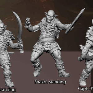 Orc Captain Shakru standing
