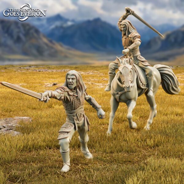 Thalred On Foot and Mounted