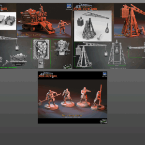 Trebuchet / Heavy Haul Carrier / Artillery Crew Bundle