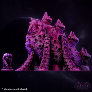 Alien Spore Launcher Ulthrix Hive Geländestück PLA – Mines & Dragons