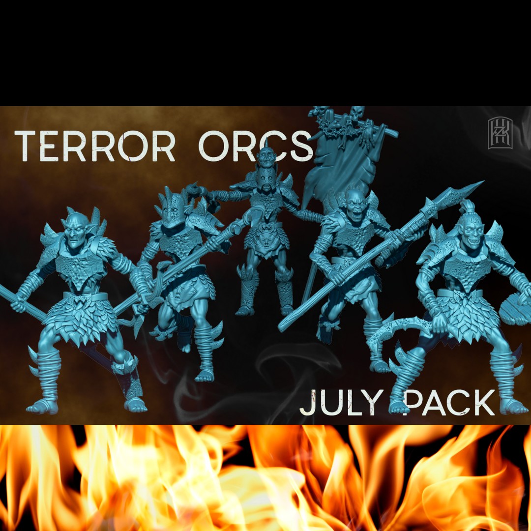 Terror Orks | 41 teiliges Set Khurzluk Miniatures