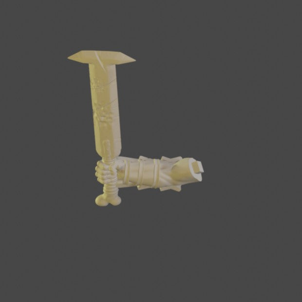Wolfreiter- Arm mit Schwert erhoben Khurzluk Miniatures