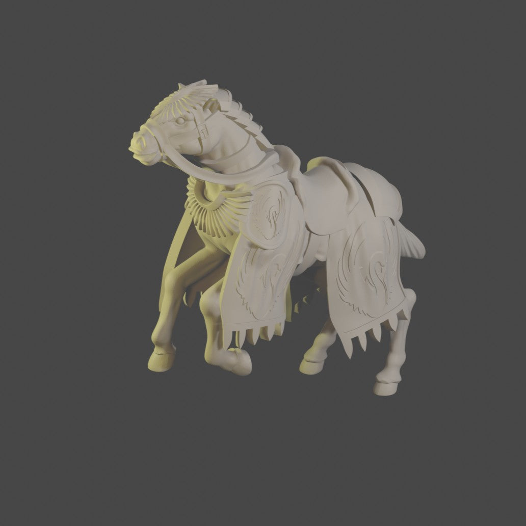 Pferd der Schwanenritter - F Khurzluk Miniatures
