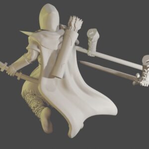 Modularer Bogenschütze rennend Khurzluk Miniatures