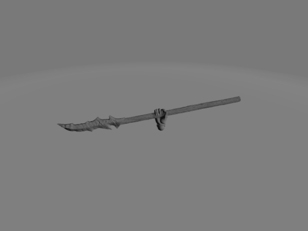 Spear B Onehanded Down