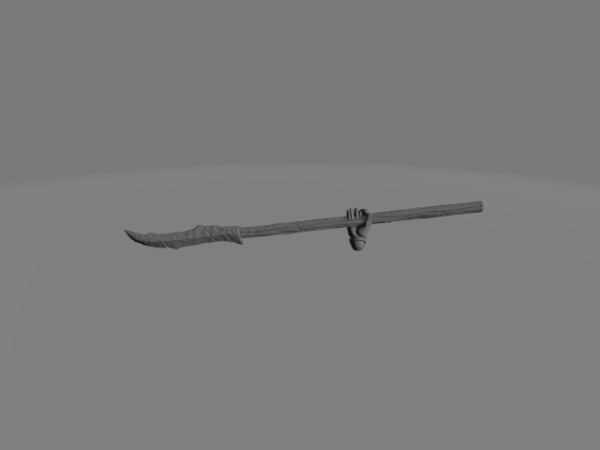 Spear D Onehanded Down